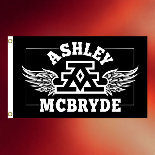 Ashley McBryde Merch 2026 Ashley McBryde Black Flag Decor Gifts For Country Music Lovers