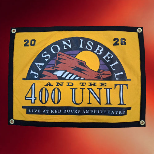 Jason Isbell Merch Red Rocks 2026 Flag Jason Isbell Tour Merch Decor Gift For Music Fans