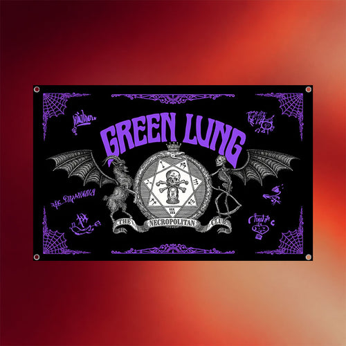Green Lung Merch 2026 The Necropolitan Club Flag Home Decor Gifts For Music Fans