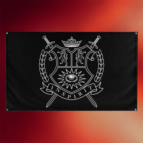 Inspirit Merch 2026 Crest Flag Indoor Outdoor Decor Gifts For Band Fans