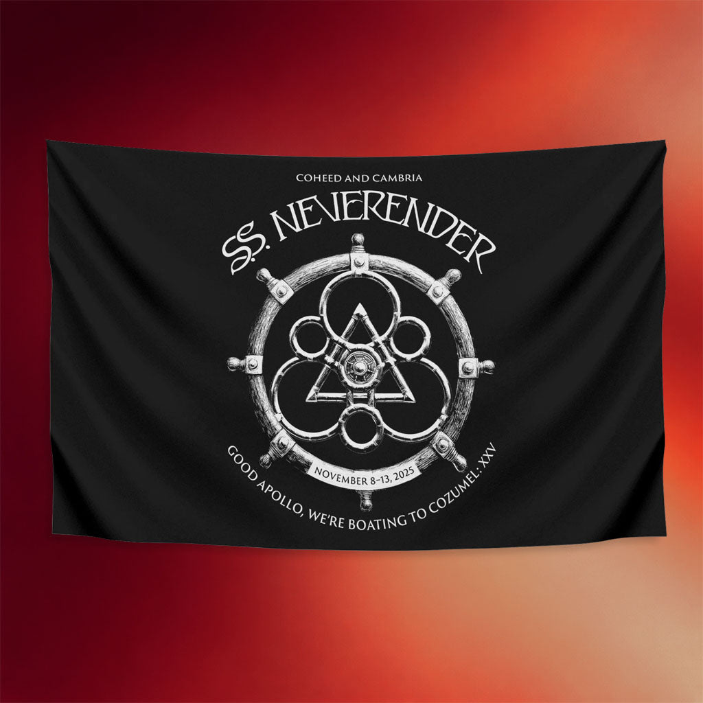 Coheed And Cambria Merch Cruiser Wheel Flag Decor Unique Gifts For Band Fans