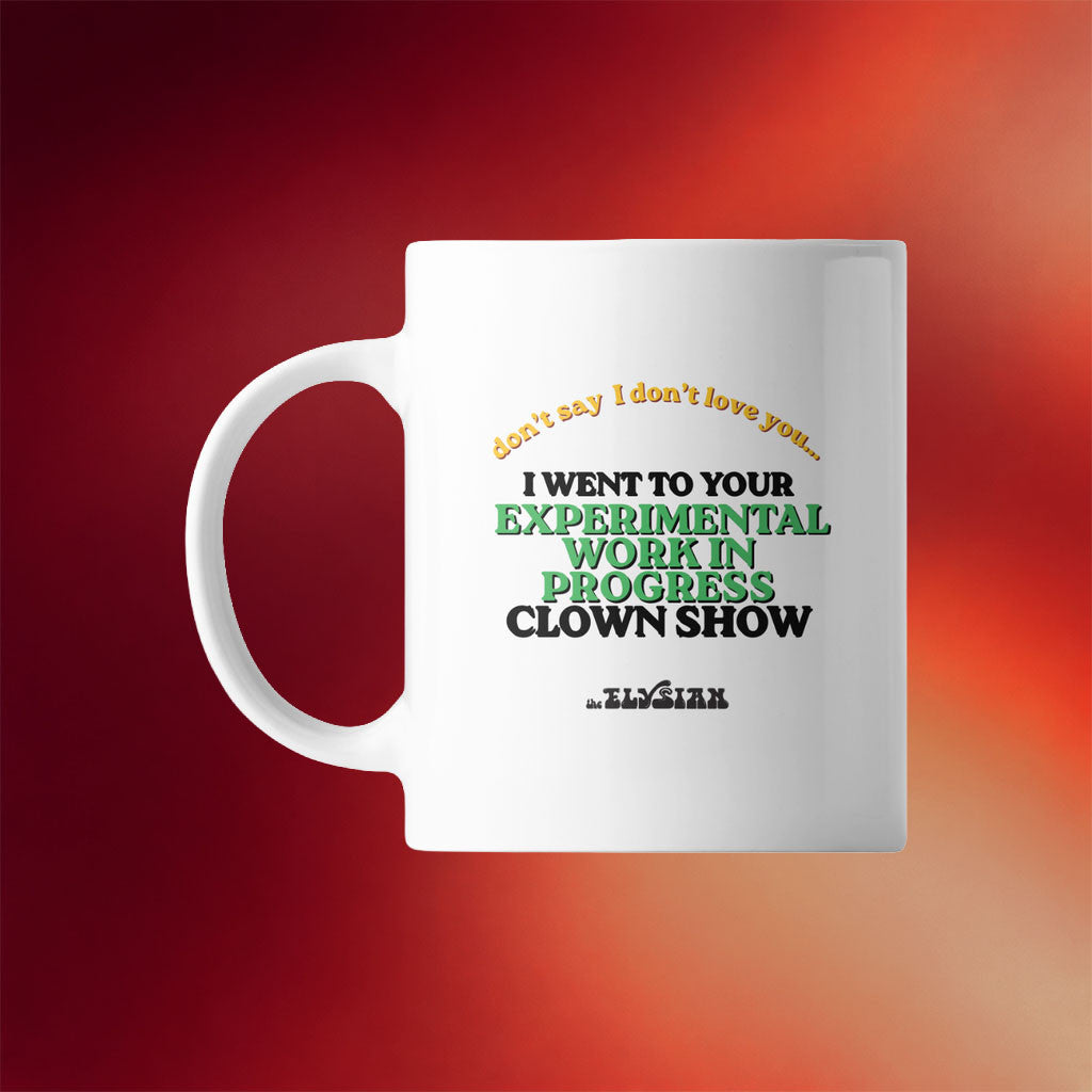 The Elysian Merch 2026 Clown Show Mug The Elysian Coffee Cup Gifts For Friends