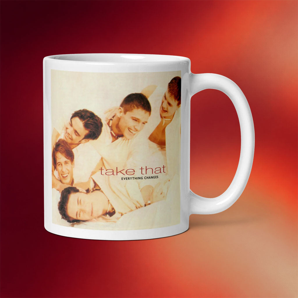 Take That Merch 2026 Everything Changes Anniversary Mug Gift Ideas For Pop Music Lovers