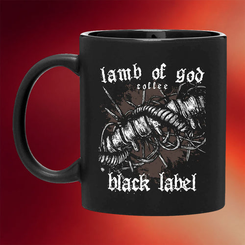 Lamb Of God Merch Black Label Coffee Mug Best Gifts For Music Lovers