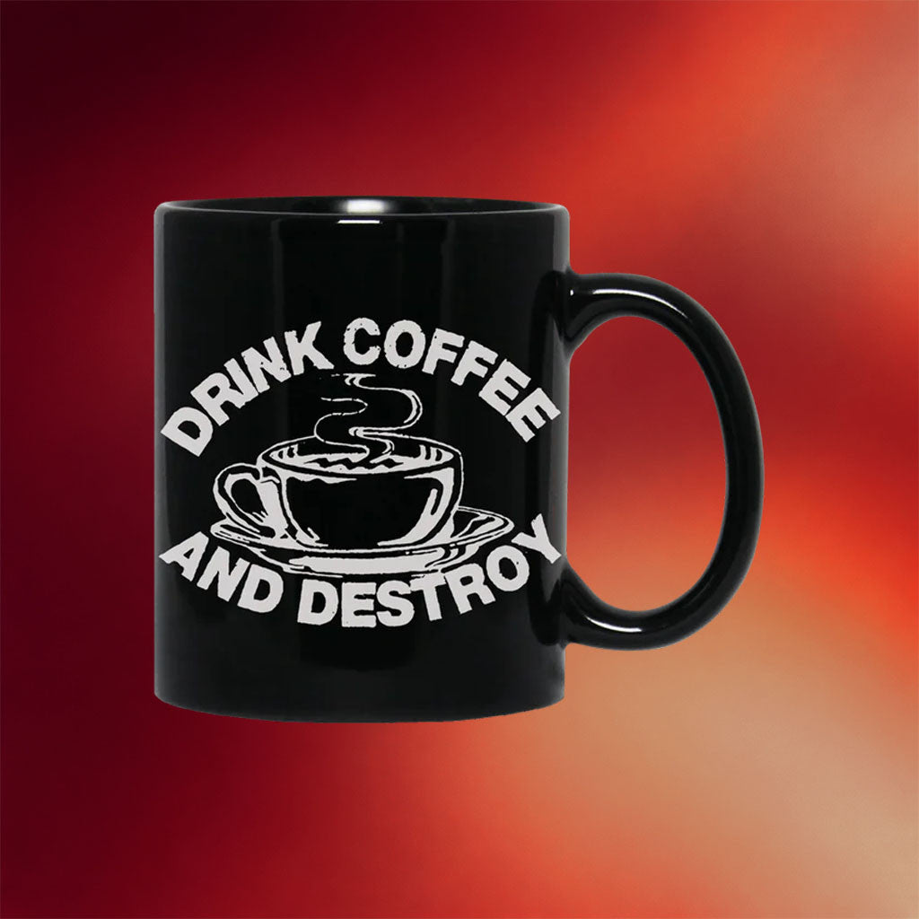 The Bouncing Souls Merch 2026 Drink Coffee And Destroy Mug Best Father_s Day Gifts