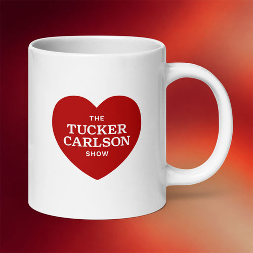 Tucker Carlson Merch 2026 Tucker Carlson Show Heart Mug Best Gifts For Fans