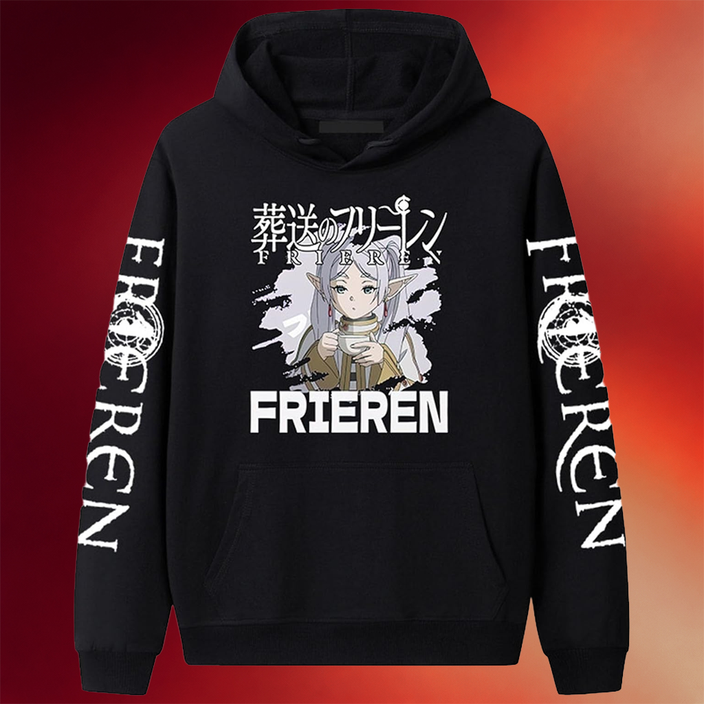 Frieren Merch Anime Hoodie Birthday Gifts For Girlfriend