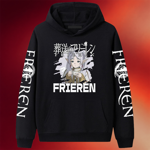 Frieren Merch Anime Hoodie Birthday Gifts For Girlfriend