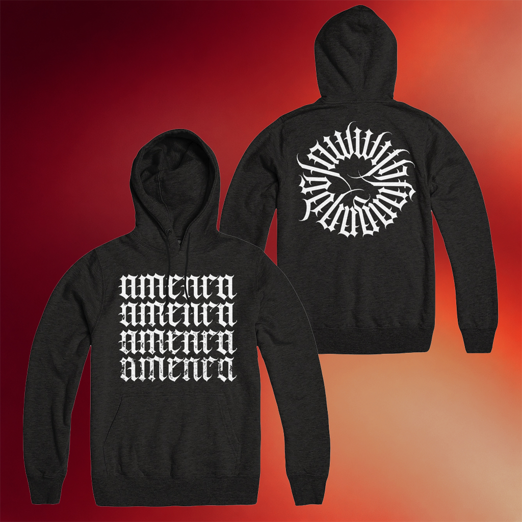 Evil Greed Merch Amenra Calligraphy Hoodie Birthday Ideas For Husband