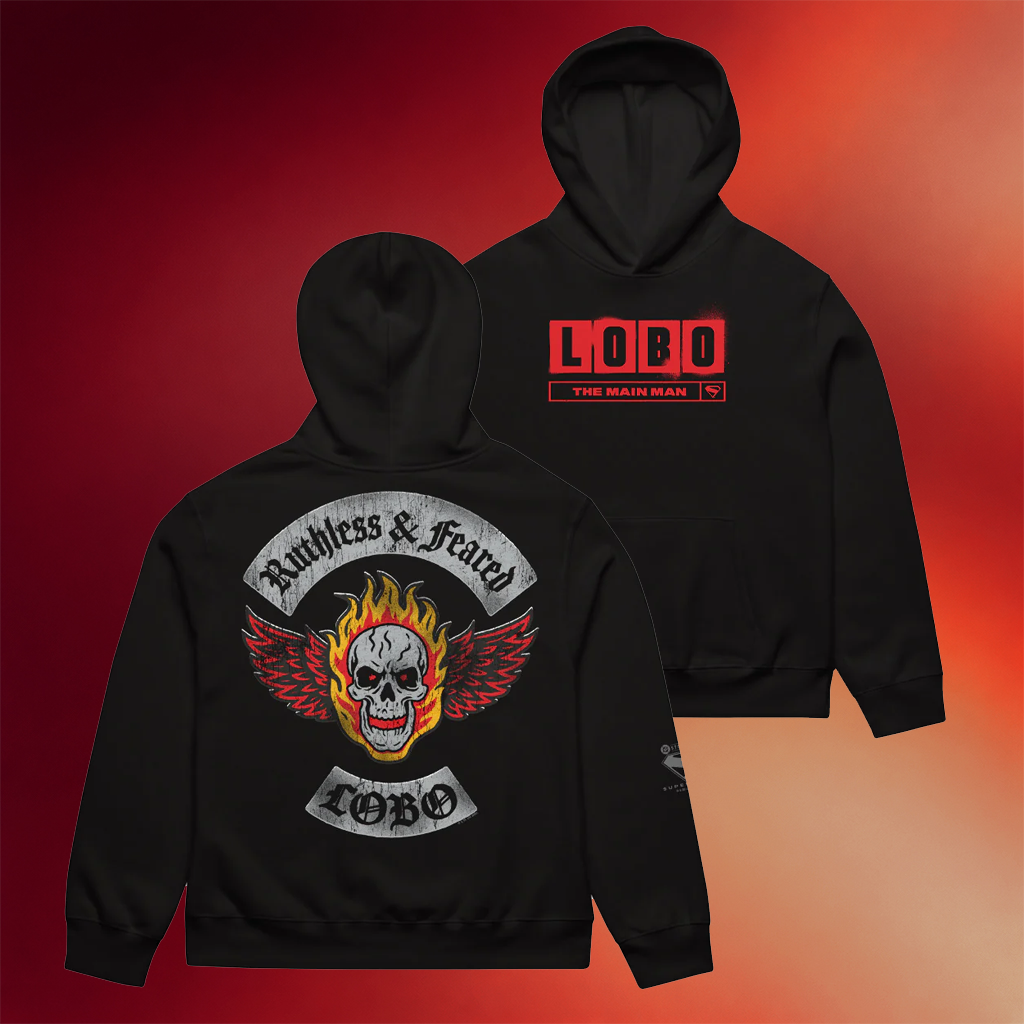 DC Merch Supergirl 2026 Movie Lobo Hoodie Ruthless And Feared Lobo Apparel Gifts For Dad