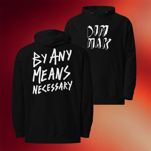 Dim Mak Collection Merch Dim Mak OG Logo Hoodie By Any Means Necessary Hoodie Brother Gifts