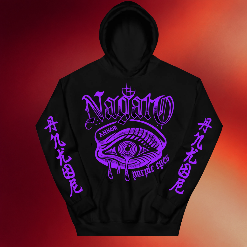 Ankor Music Merch Nagato Black Hoodie Gift Ideas For Music Lovers