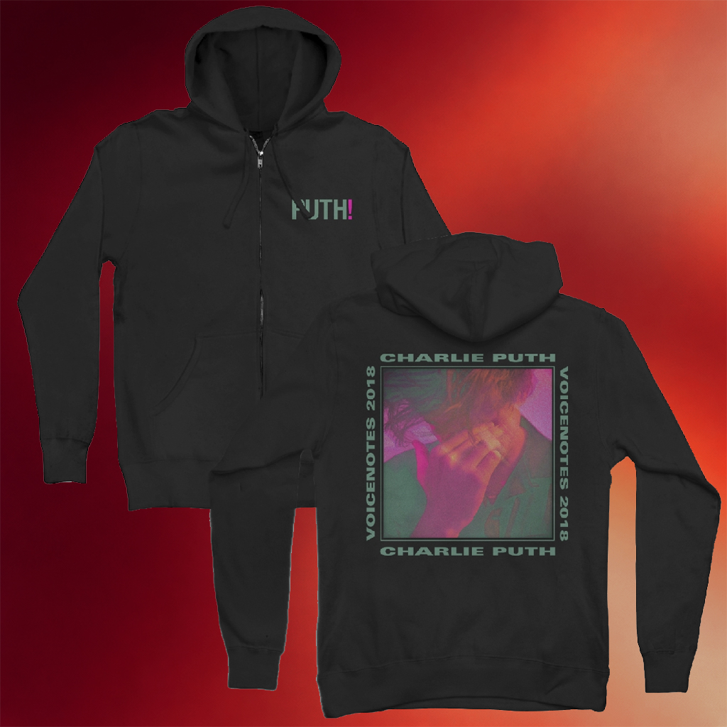 Charlie Puth Merch Shy Away Slim Fit Zip Hoodie Charlie Puth Voicenotes 2028 Hoodie Gifts