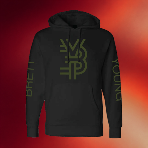 Brett Young Merch Store Logo Text Hoodie Brett Young Hoodie Gift Ideas For Music Lovers