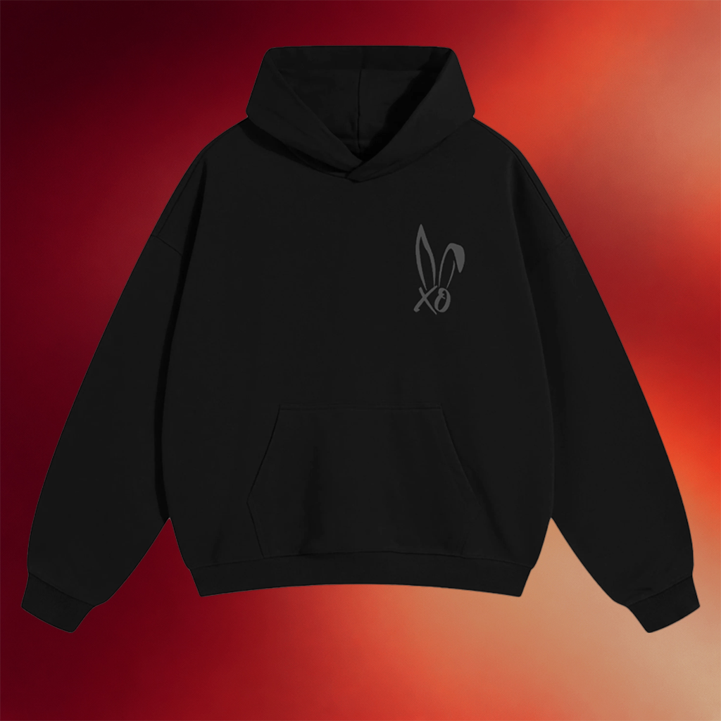 Hunnie Bunnies Merch XO Logo Hoodie Birthday Gift Ideas For Girlfriend