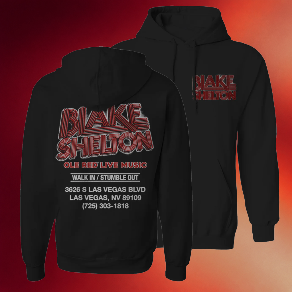 The Opry Shop Merch Ole Red Vegas Blake Shelton Live Hoodie Gifts For Music Lovers