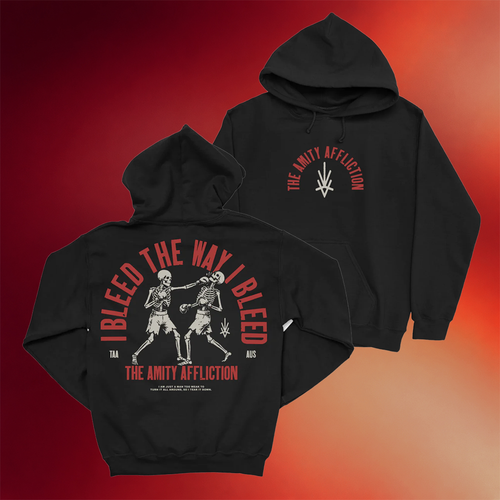 Pure Noise Records Merch The Amity Affliction I Bleed The Way I Bleed Black Hoodie Gifts