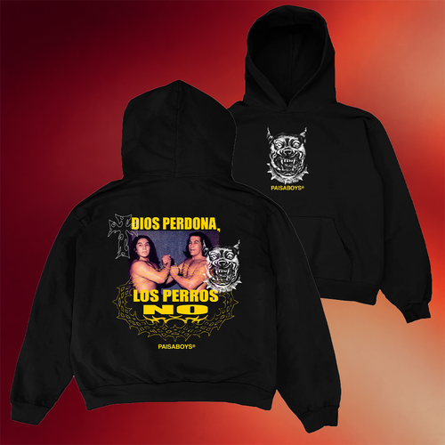 PAISABOYS Merch Perrote Hoodie Dios Perdona Los Perros No PAISABOYS Hoodie Gift Ideas For Him