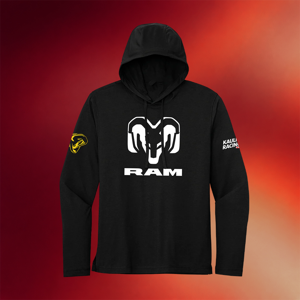Kaulig Racing Merch Kaulig Racing X Ram Race For The Seat Hoodie Present For Fans