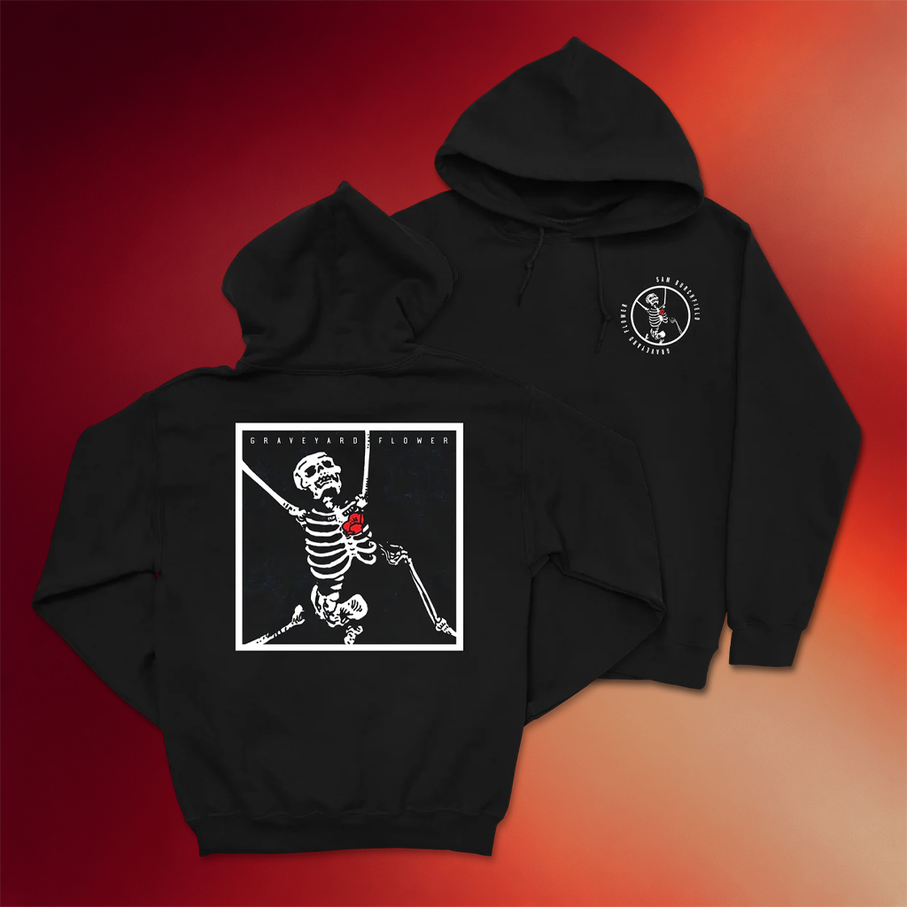 Sam Burchfield Merch Graveyard Flower Hoodie Sam Burchfield Hoodie Gift Ideas For Music Lovers