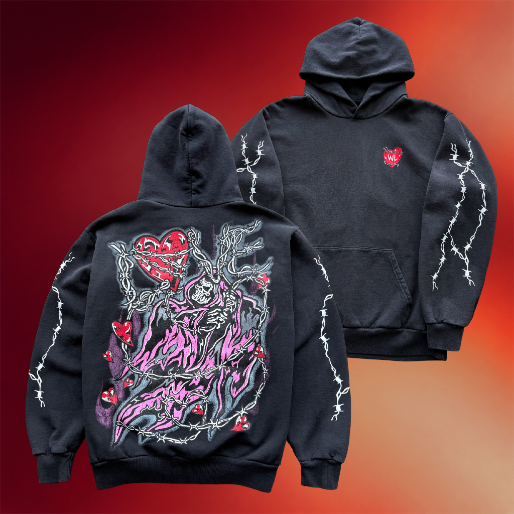 Warren Lotas Merch Love Reaper Hoodie Warren Lotas Hoodie Birthday Gift Ideas For Her