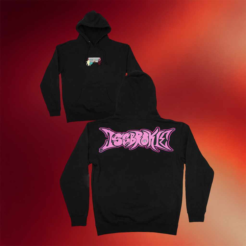 ISSBROKIE Merch Bleh Hoodie Black Best Gifts For Music Lovers