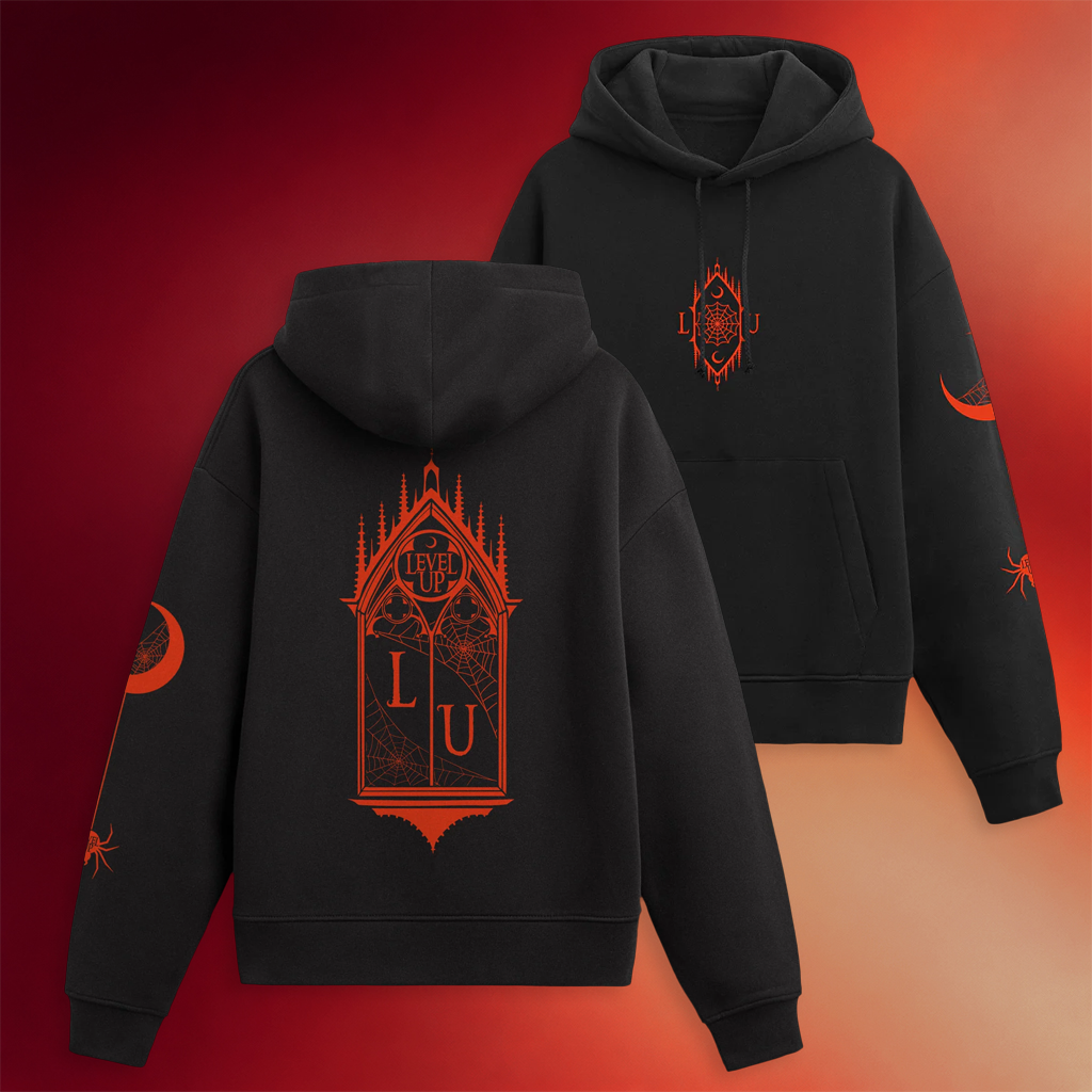 Level Up Merch Level Up Winter Eclipse Hoodie Gift Ideas For Husband