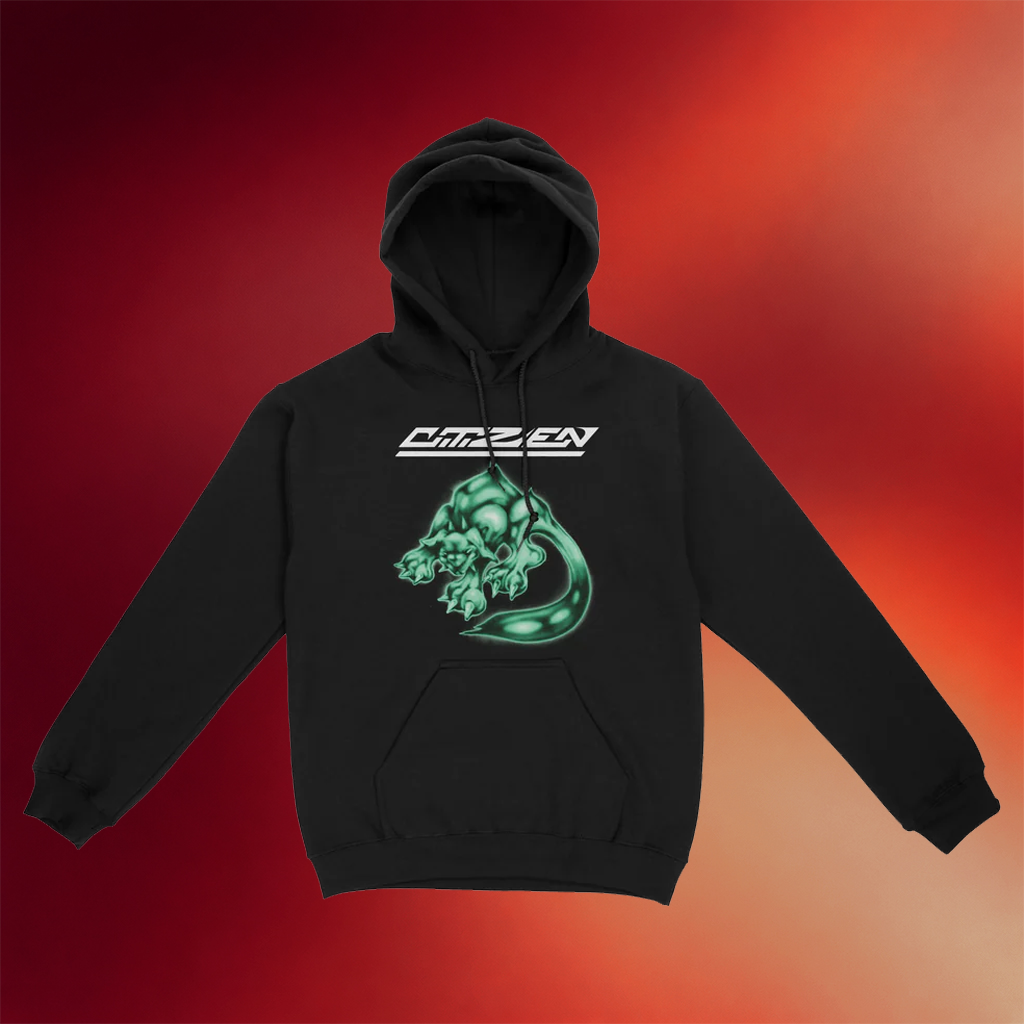Citizen Band Merch Black Dog Hoodie Citizen Apparel Gifts For Music Enthusiasts
