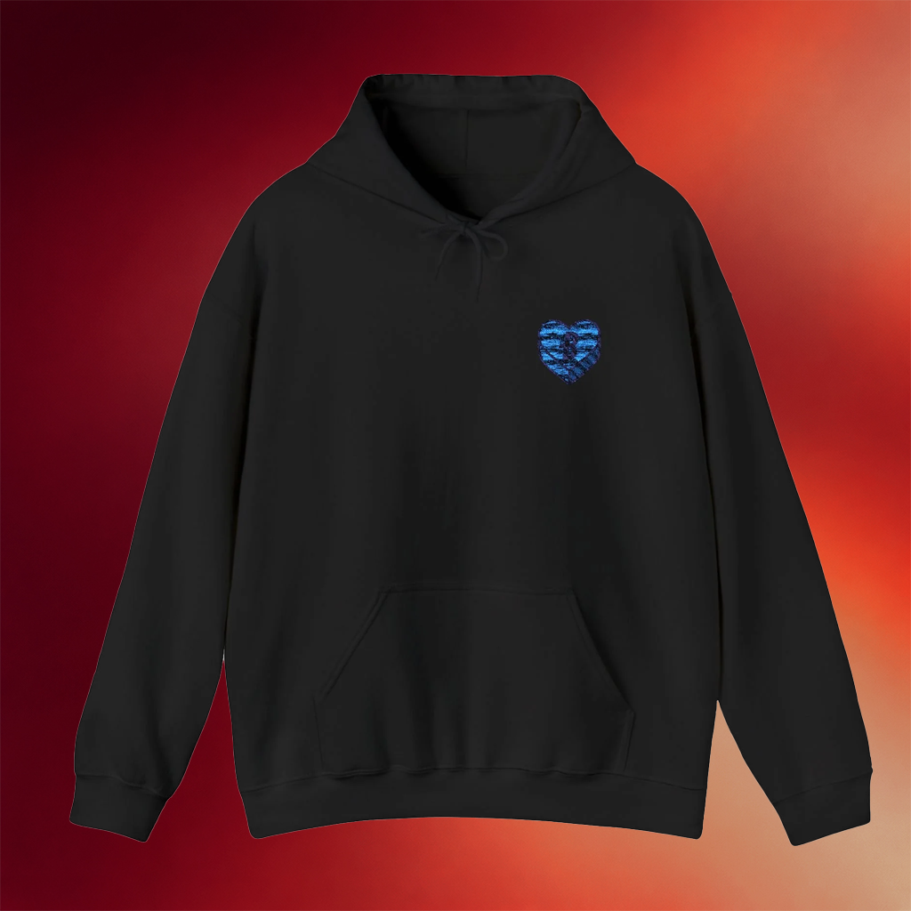 Bluecoats Merch Candy Heart Hoodie Birthday Gift For Wife