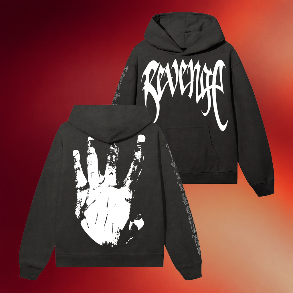 Revenge Merch X Kill Hoodie Hand Revenge Hoodie Best Gifts For Boyfriend