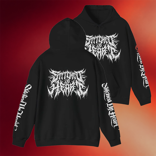 Stitched Up Heart Merch Death Metal Logo Hoodie Best Birthday Gift For Son