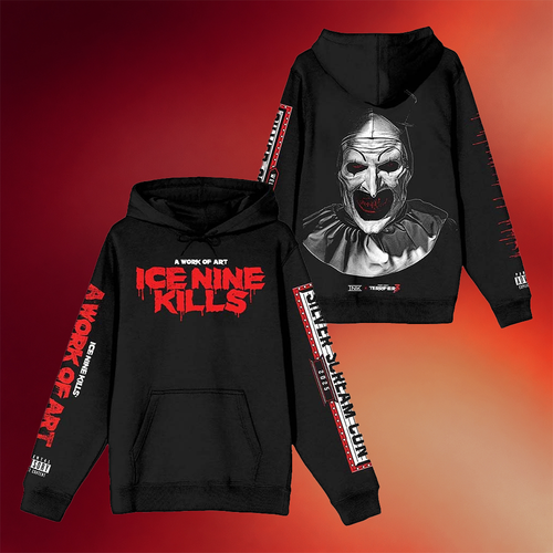 Ice Nine Kills Merch Silver Scream Con Terrifier Hoodie Ice Nine Kills Hoodie Gifts For Fans