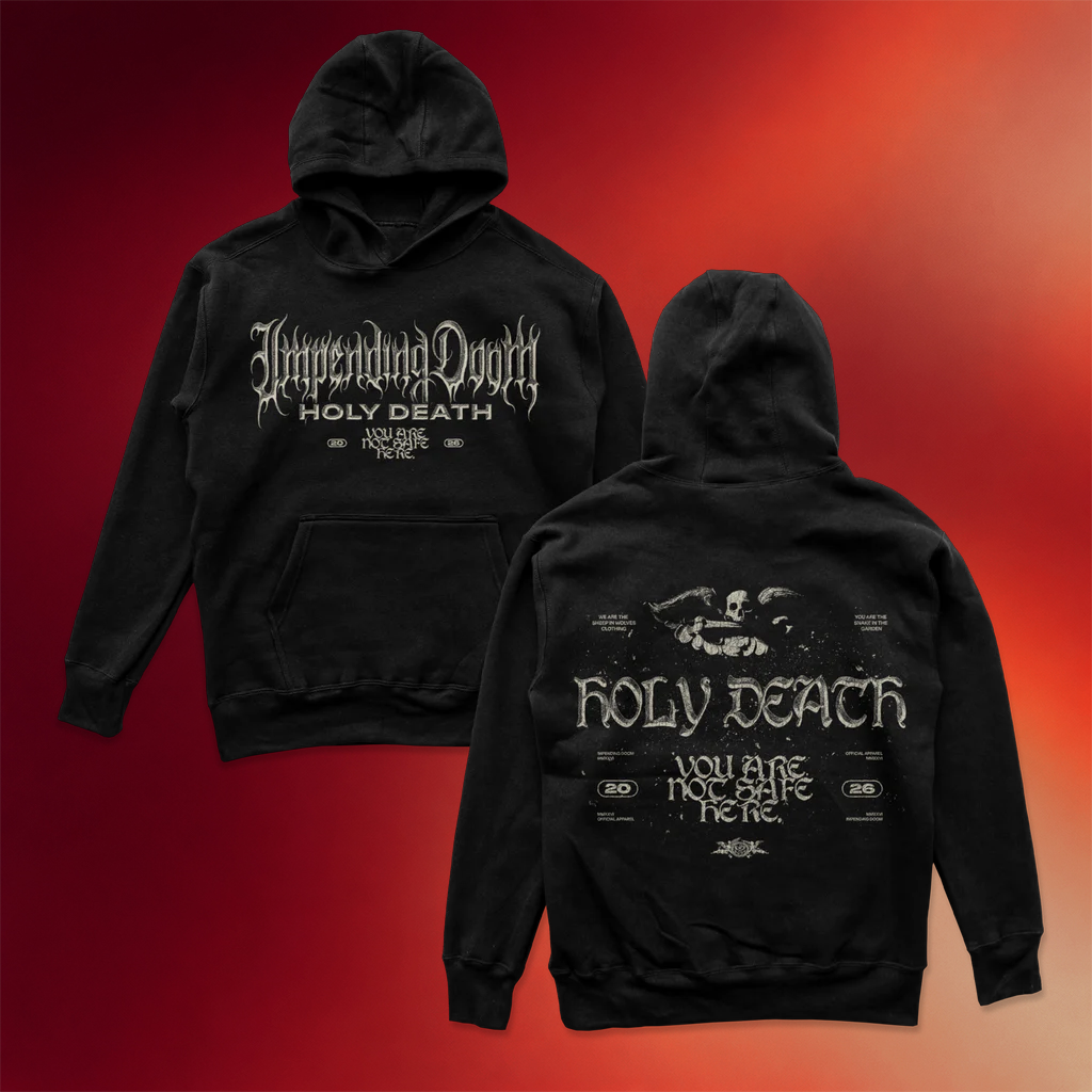 Impending Doom Merch Holy Death Hoodie Birthday Presents For Boyfriend