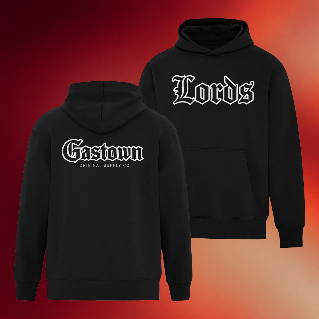 Lords Of Gastown Store Merch Black Label Heavyweight Hoodie