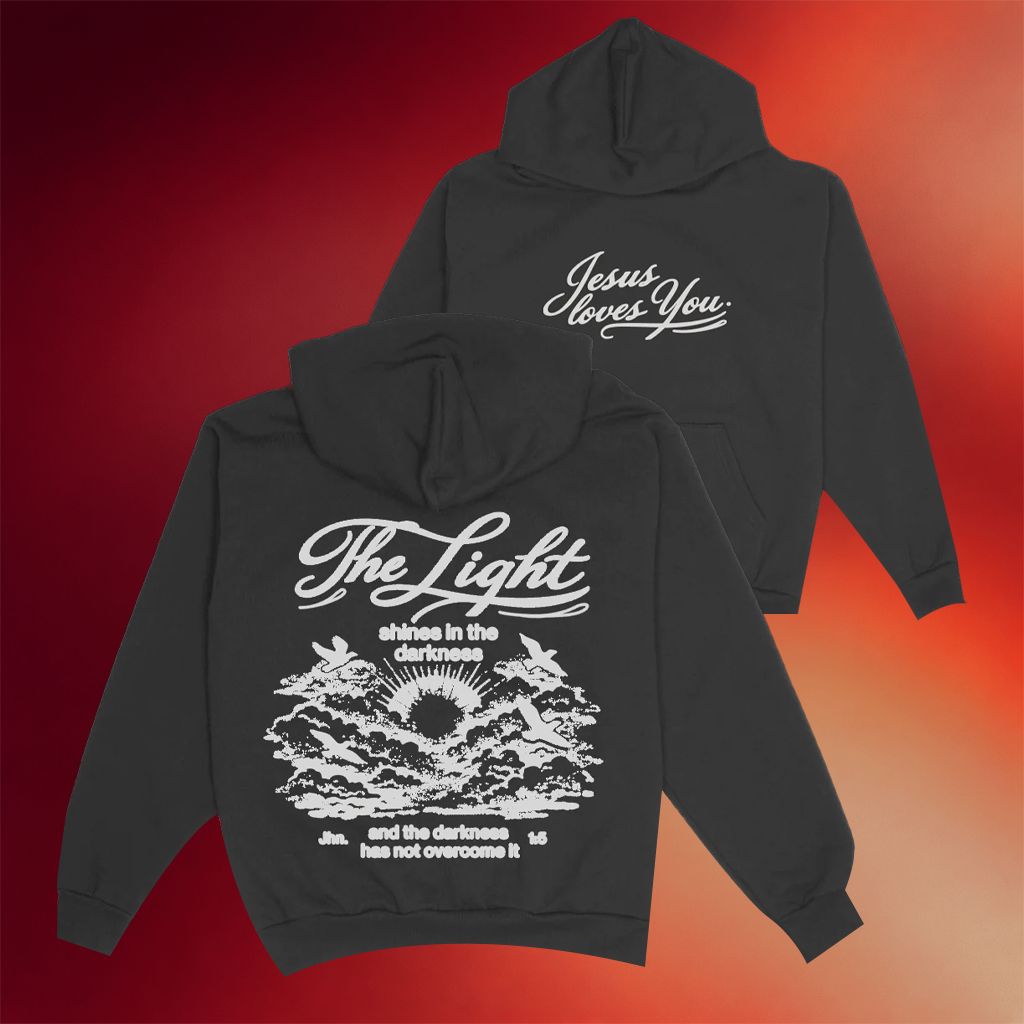Jesus Loves You Merch The Light Shines Hoodie Best Gifts For Boyfriend