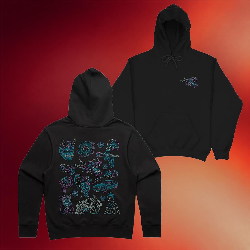 Hobo Jack Merch Tokyo Nights Hoodie Black Birthday Gift For Wife