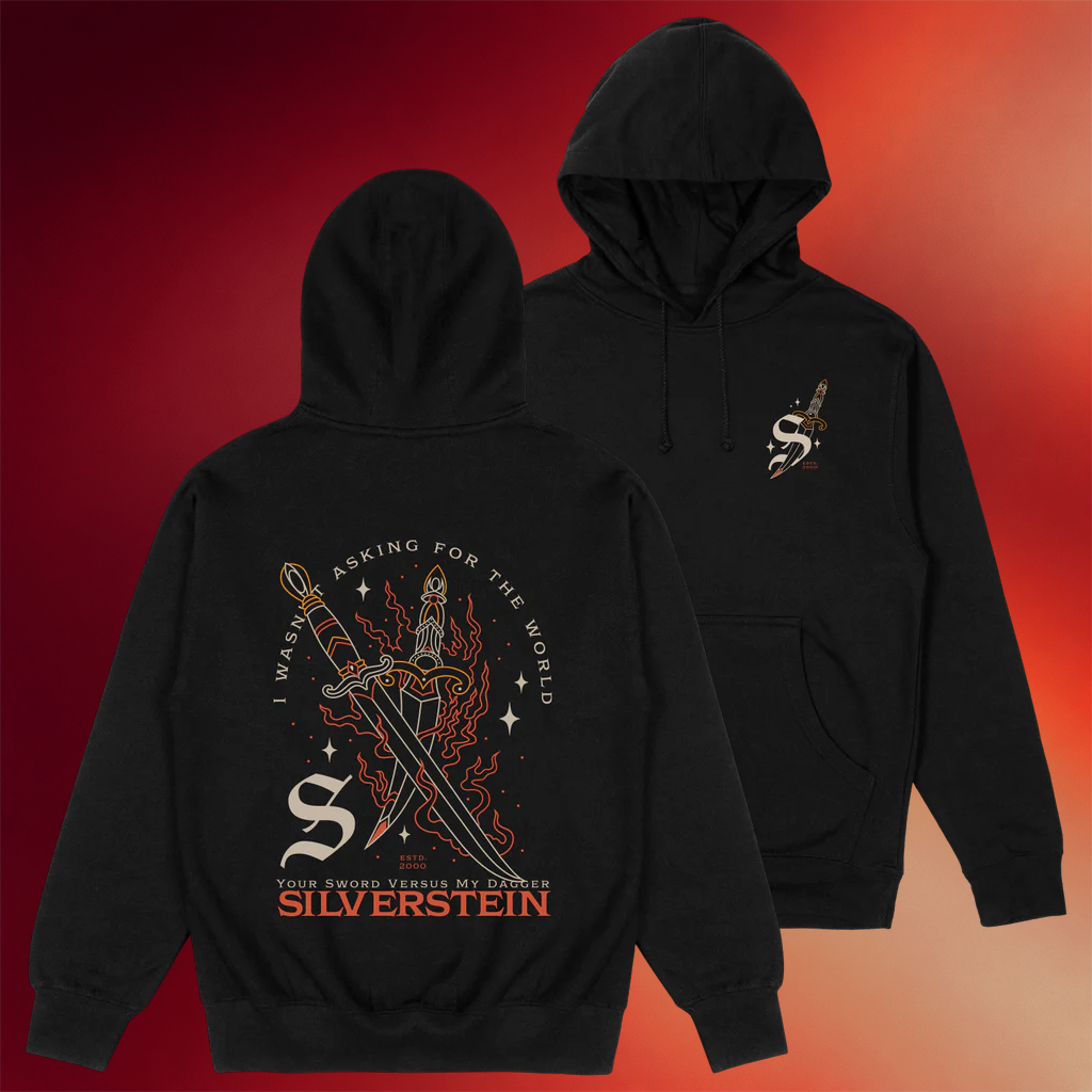 Silverstein Merch Your Sword Versus My Dagger Silverstein Hoodie Present For Husband