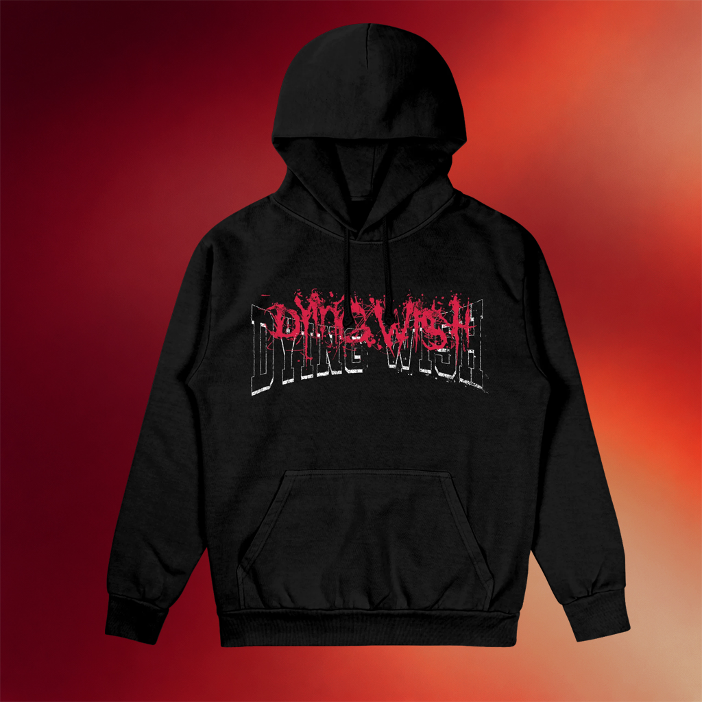 Dying Wish Merch Double Logo Hoodie Dying Wish Hoodie Birthday Ideas For Boyfriend
