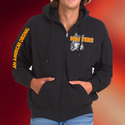 Hooters Merch Classic Logo Zip Hoodie Great Gifts For Friends