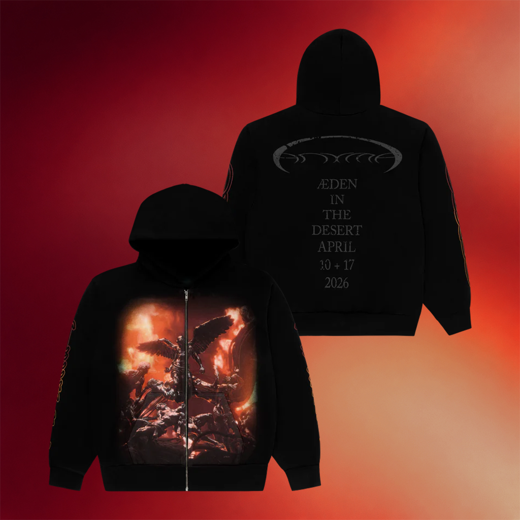 Anyma Merch 2026 Inferno Zip Hoodie Anyma Coachella Merch Best Gifts For Music Lovers