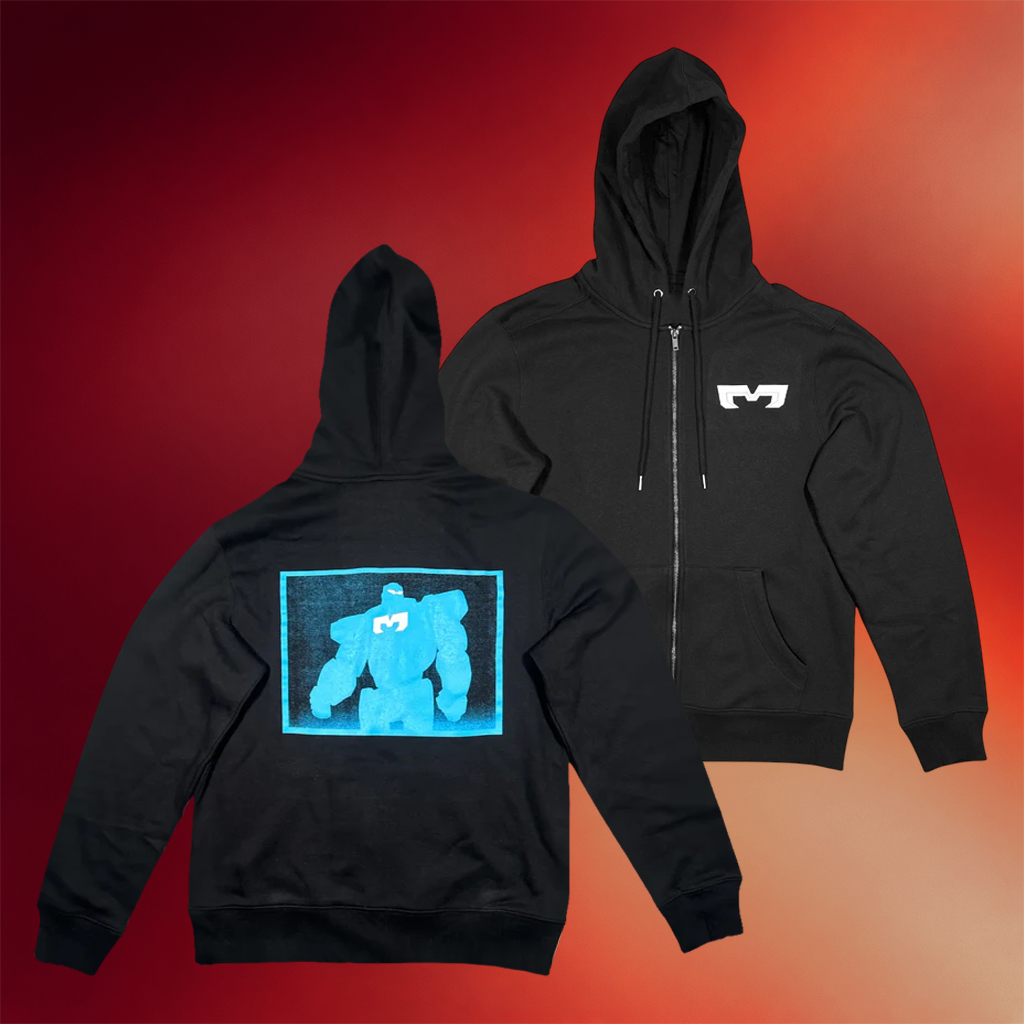 AdHoc Studio Merch 2026 Mechaman Zip Hoodie Birthday Gifts For Boyfriend