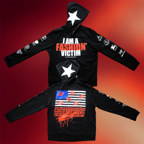 Joeyy Merch 2026 I Am A Fashion Victim Zip Hoodie Gifts For Hip Hop Fans