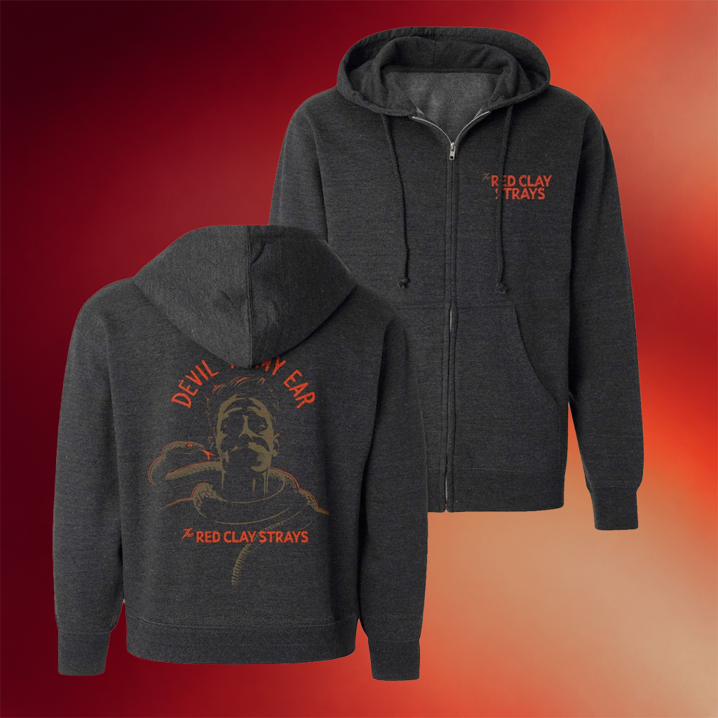 Red Clay Strays Merch 2026 Red Clay Strays Tracks Devil In My Ear Zip Hoodie Gifts For Him