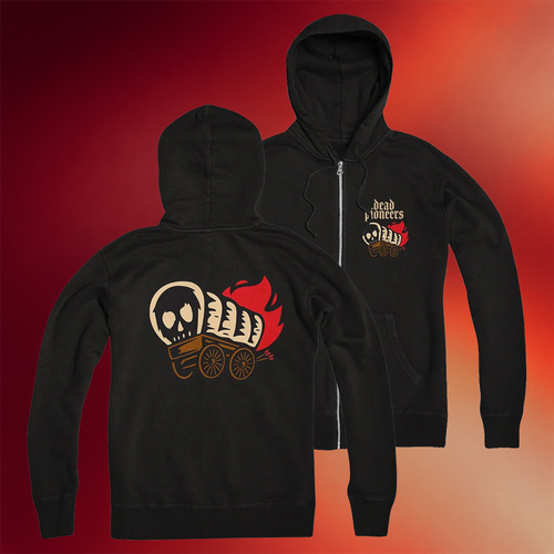 Evil Greed Merch 2026 Dead Pioneers Wagon Zipper Hoodie Birthday Present For Husband