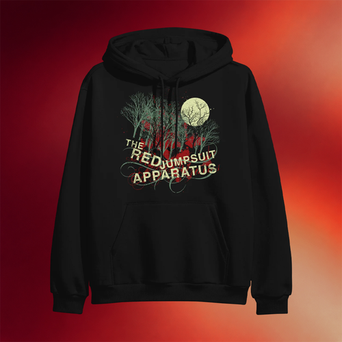 RJA Merch Forest Black Hoodie The Red Jumpsuit Apparatus Hoodie Birthday Present For Husband