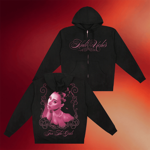 Kali Uchis Merch 2026 Black FTG Tour Zip Hoodie Kali Uchis For The Girls Tour Merch Fan Gifts
