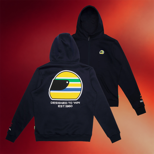 Senna Shop Merch Senna Helmet Zip Hoodie Good Gifts For Boyfriend