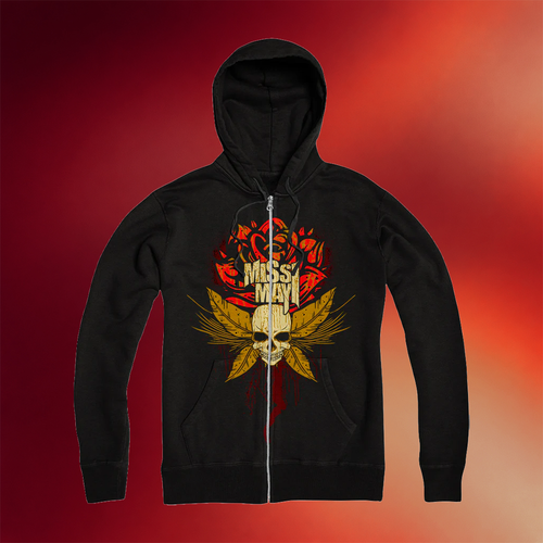 Miss May I Merch 2026 Rose Black Zip Hoodie Music Lover Gifts For Him