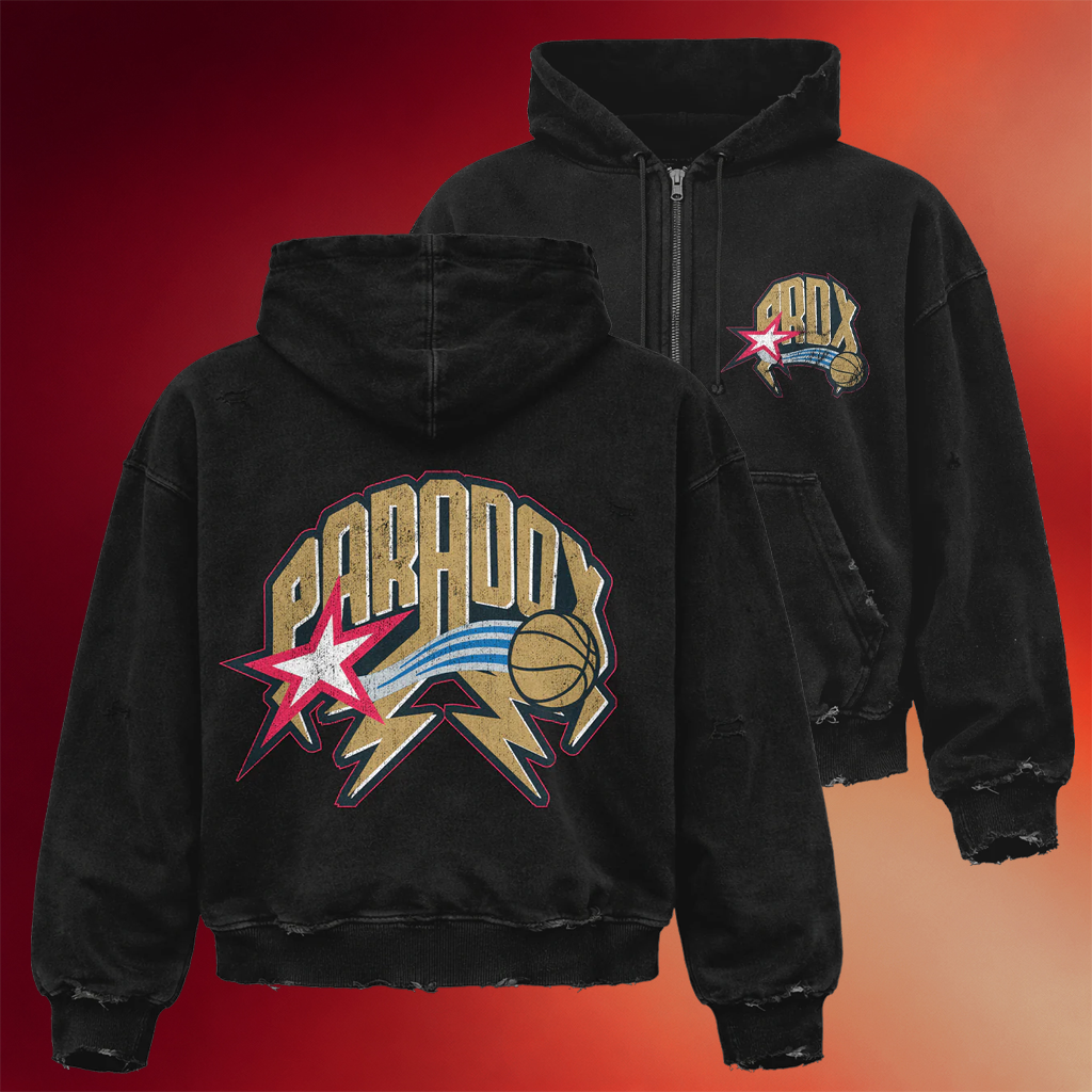 Paradox Lab Merch 2001 Finals Zip-Up Hoodie Black Birthday Gift For Friends