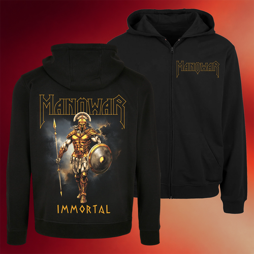 Manowar Merch 2026 Immortal  Zip Hoodie Manowar Band Merch Gifts For Music Fans